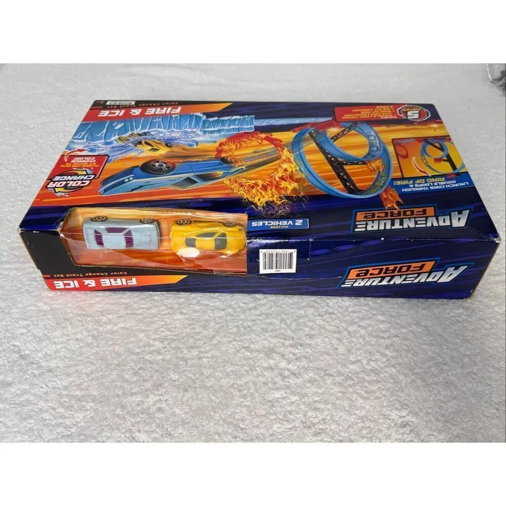 Adventure Force Fire and Ice Color Change Track Set 2 Cars